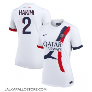 Paris Saint-Germain Achraf Hakimi #2 Vieraspaita Naisten 2024-25 Lyhythihainen